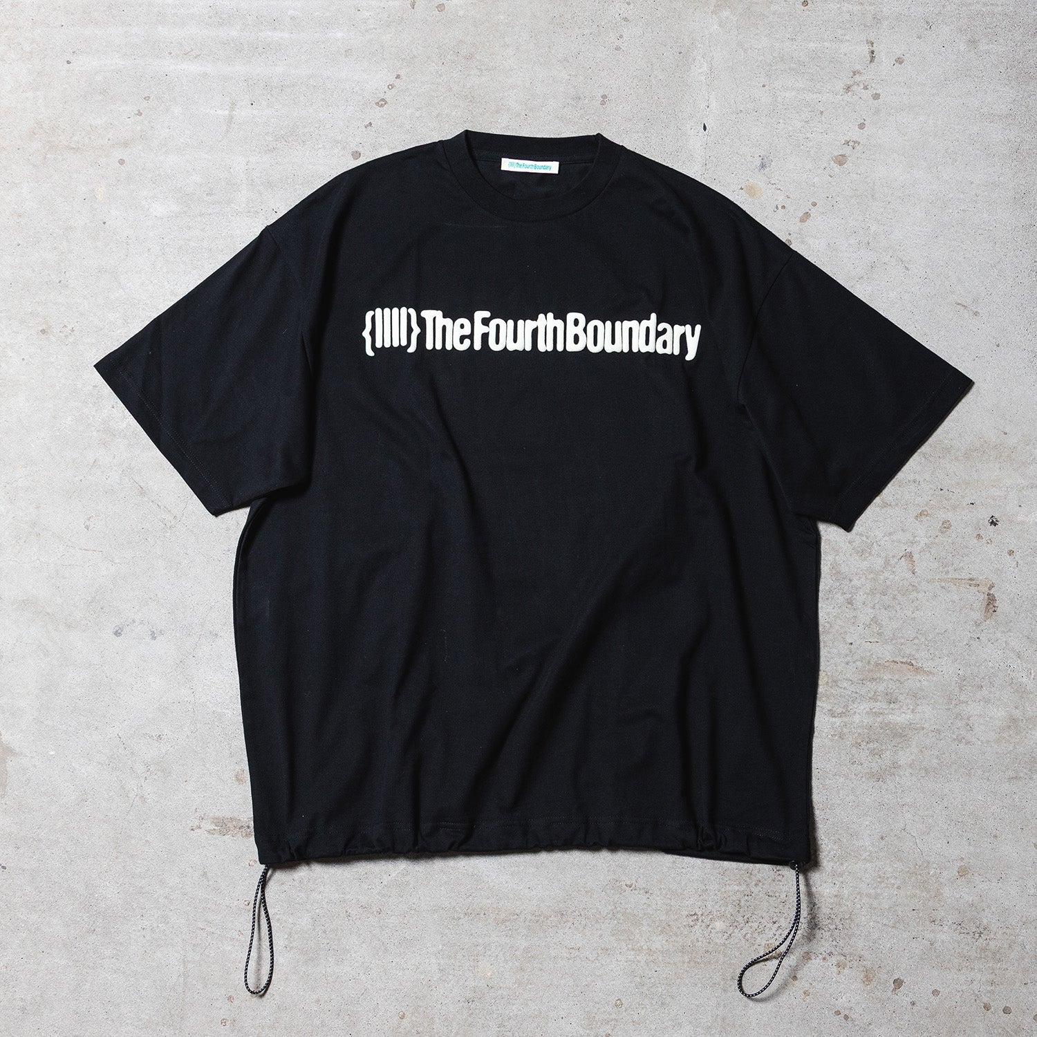 【プレゼント】ドローコードプリントTシャツ（ブラック）