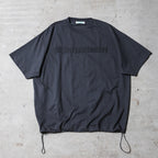 {IIII} ドローコードプリントTシャツ（スミクロ） | The Fourth Boundary