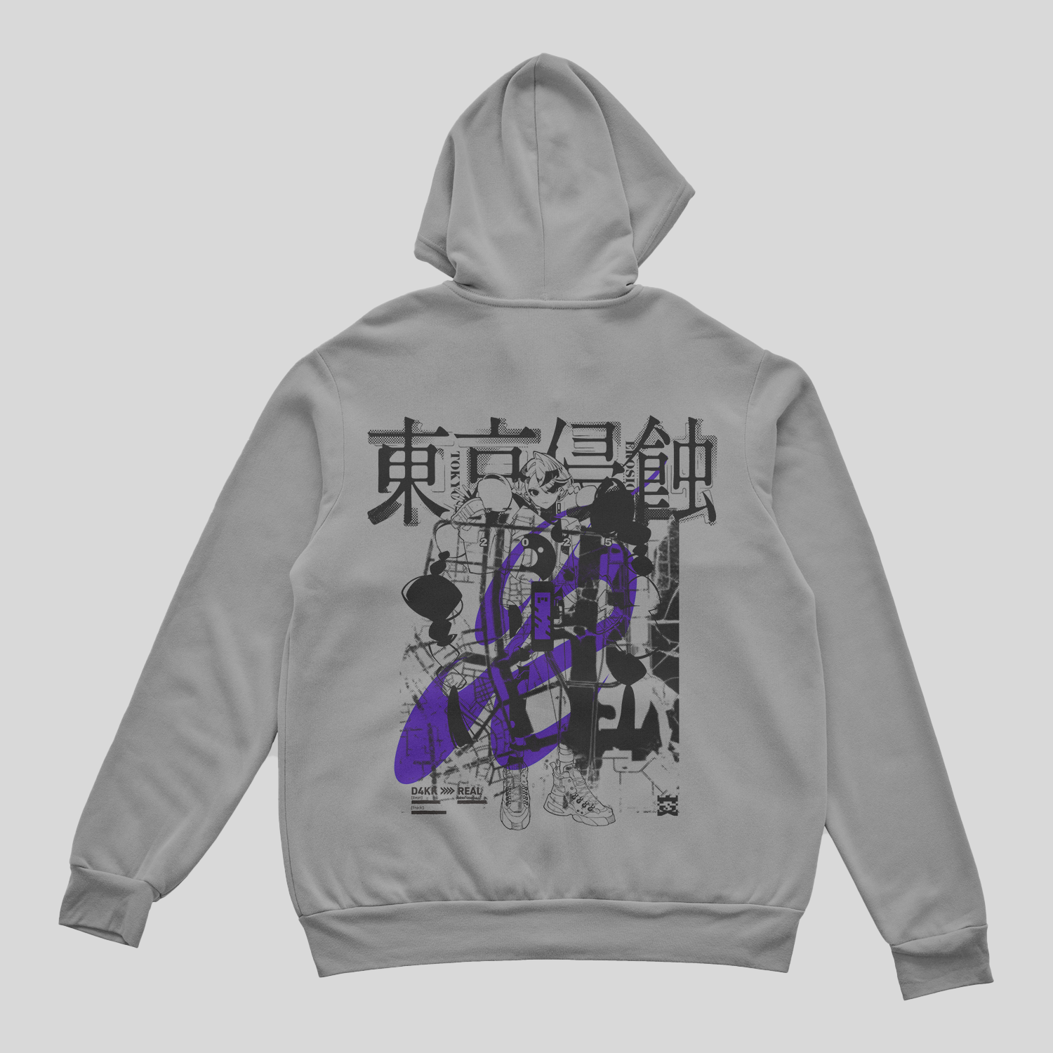 東京侵蝕パーカー