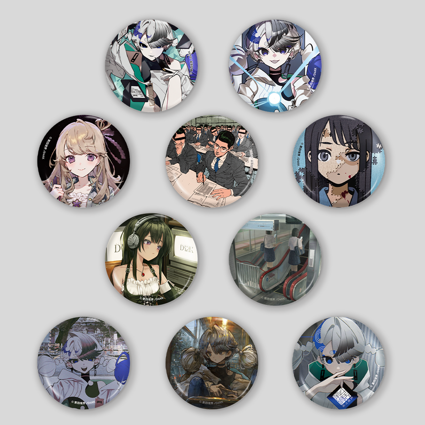 B-PROJEC缶バッジ 4種 × 4セット D4KK缶バッジ vol.1 – 第四境界 - ARG Shop