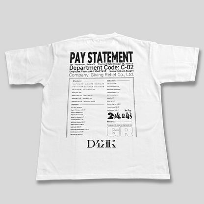 RESTRICTED：人の給与明細 Tシャツ