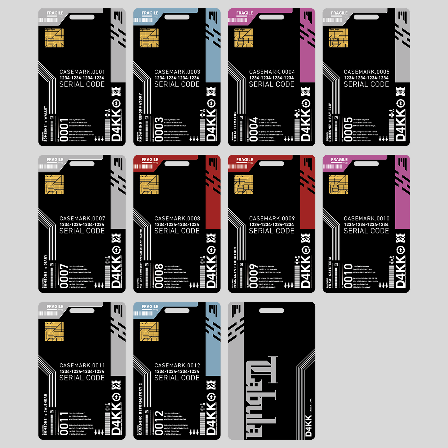 TABULA ダミーカード