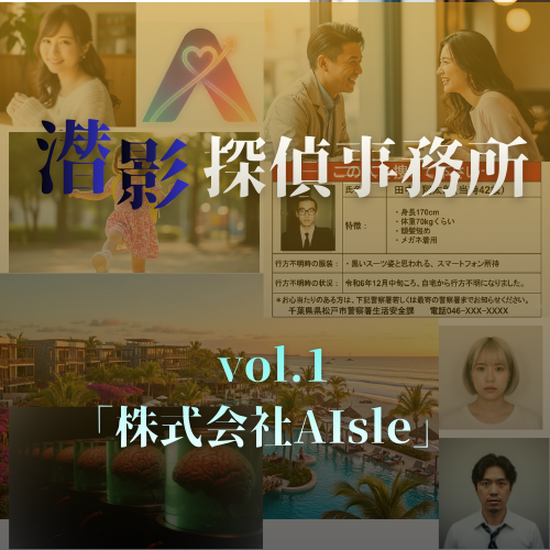 潜影探偵事務所 vol.1「株式会社AIsle」